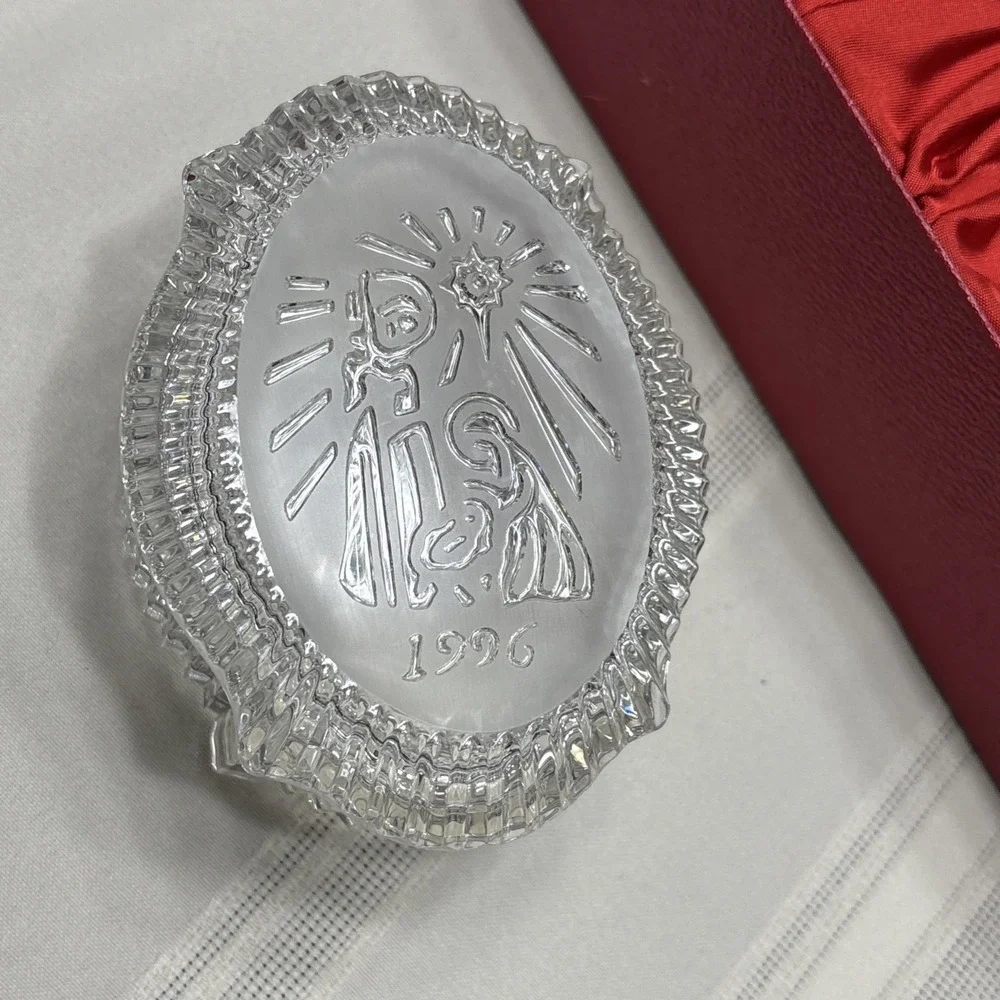 Waterford Crystal Music Box Songs of Christmas 1st Edition SILENT NIGHT 1996 New
